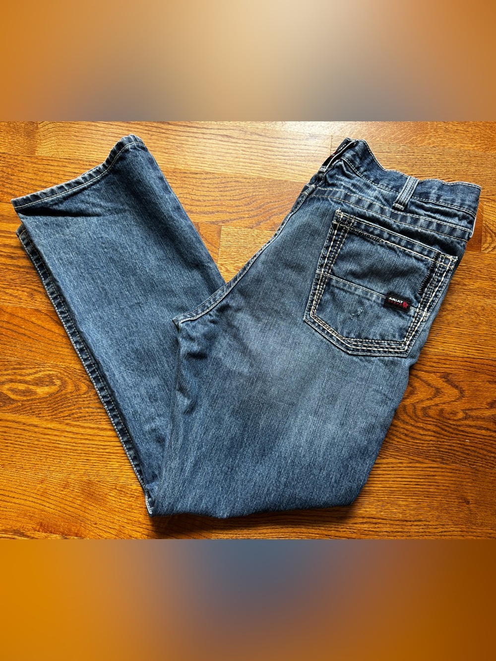 Ariat FR M4 Relaxed Boot Jeans Men’s 38x32 Flame Resistant Blue Denim